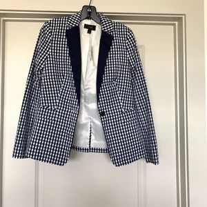 Gingham Blazer